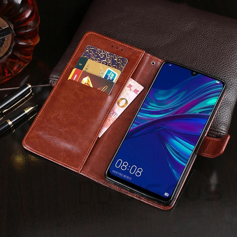 Роскошный защитный чехол книжка из искусственной кожи для Huawei P Smart 2021 плюс 2019 Pro Z