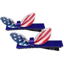 Женские заколки для волос с изображением американского флага