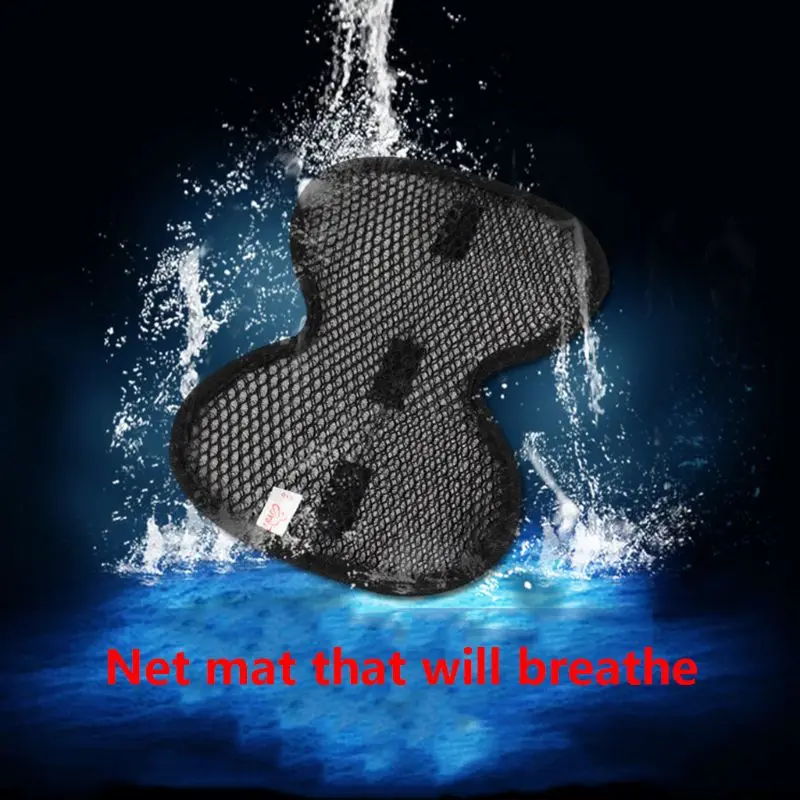 

3D Cellular Network Motorcycle Helmet Heat Insulation Pad Helmet Inner Pad Insert Liner Helmet Cushion Pad Hard Hat Cooling Pad