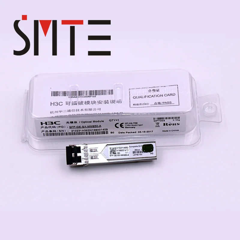 H3C оригинальный SFP-GE-SX-MM850-A 850nm 0.55 км LC Оптический SFP