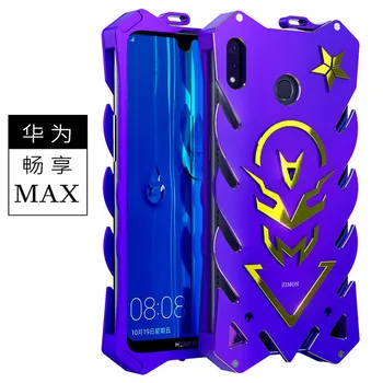 

Zimon Luxury New Thor Heavy Duty Armor Metal Thor Series Aluminum Phone Case For Huawei Enjoy Max 7.12 inch Smartphone Cover