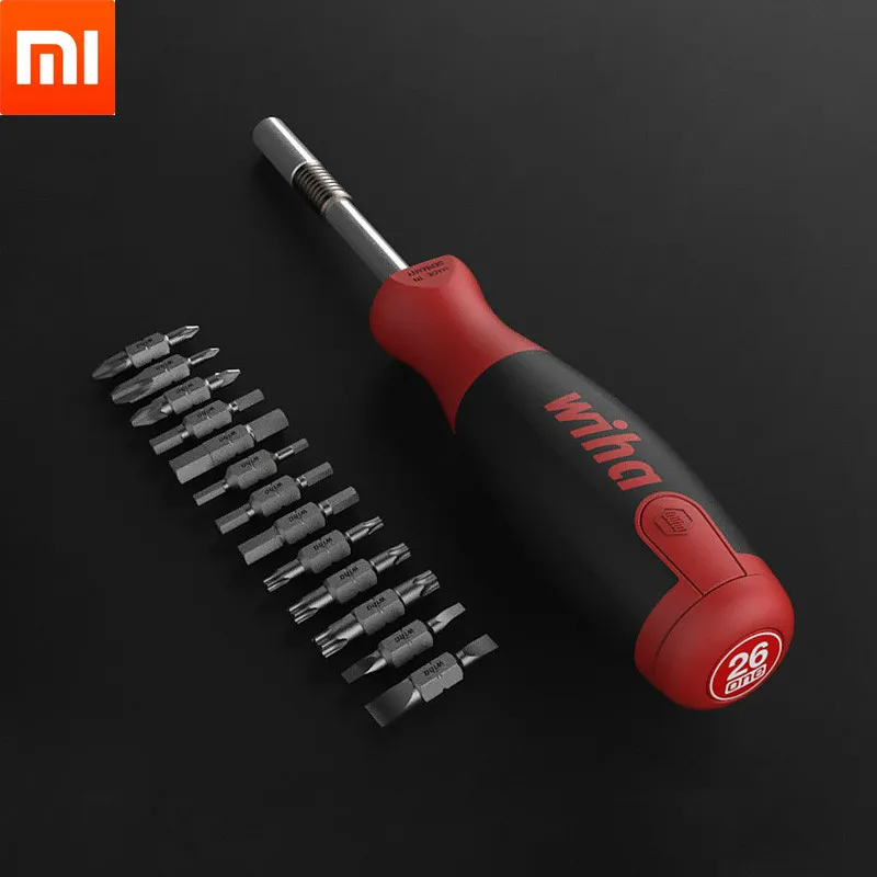 Xiaomi Mijia Wiha 26 в 1 Прецизионная хром-ванадиевая сталь отвертка магнитные биты Домашний набор ремонтные инструменты