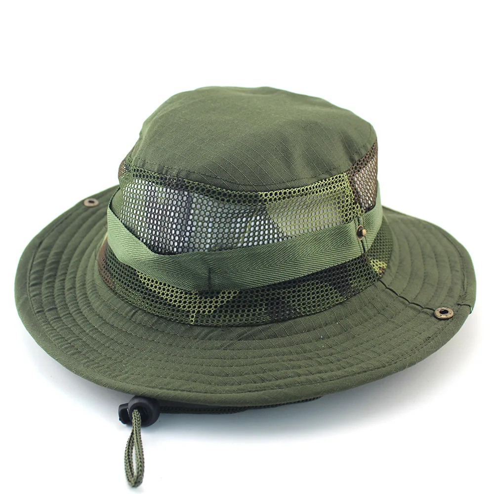 Outdoor Army Camouflage BOONIE HAT High Quality Military Camouflage
