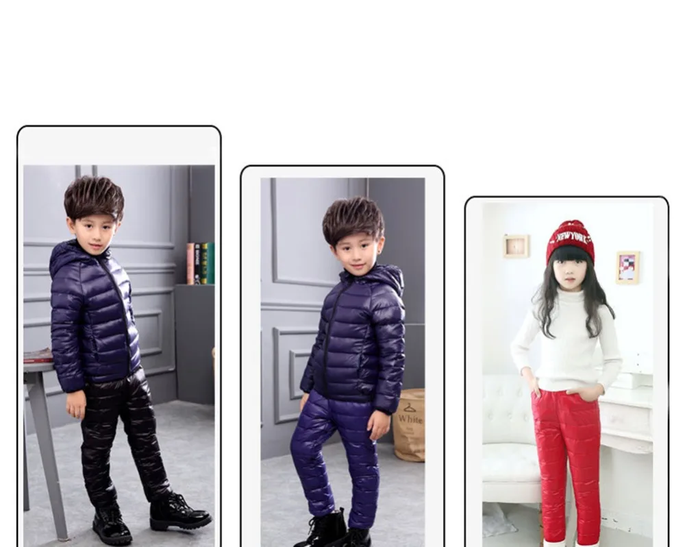 KIDS Winter Warm Packable Down Pants  (4)