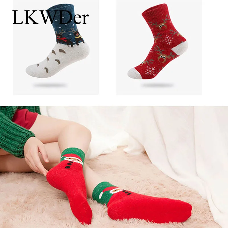 5 пар Новое поступление женские зимние носки Calcetines Mujer рождественские подарки