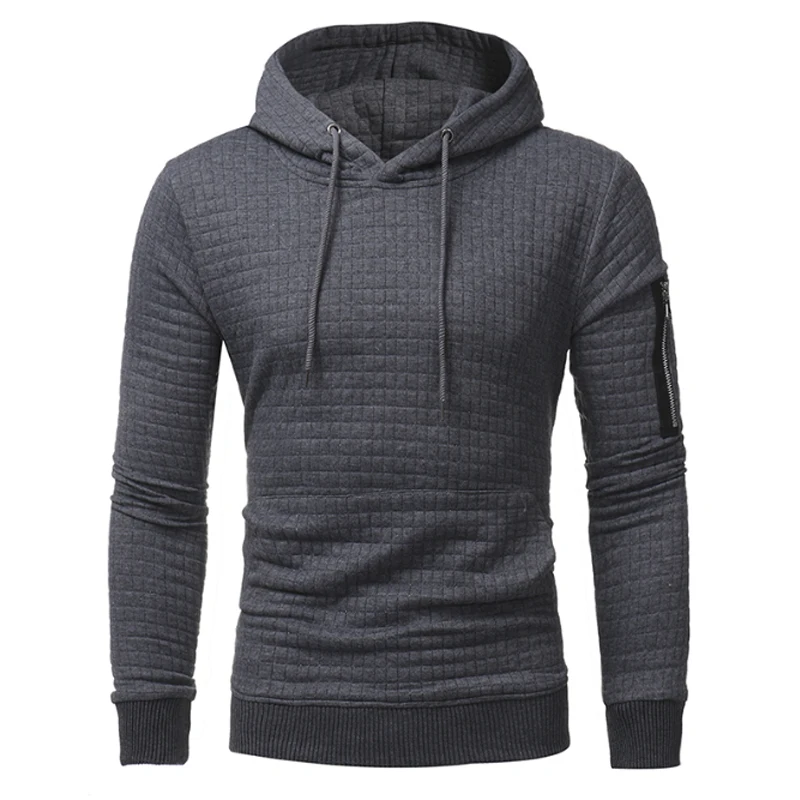 Helisopus mens Hooded Hoodies Sweatshirts High End Casual Hoodie ...