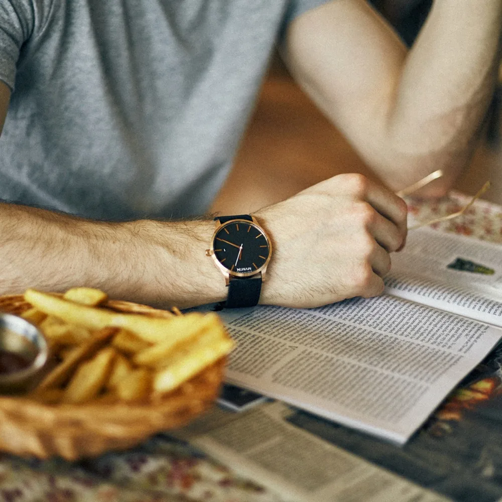 MVMT watch | Official flagship store couple fashion European and American trend man and women's simple vintage quartz watch