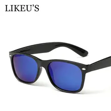 LIKEU S Classic Polarized Sunglasses Men Women Driving Travel Fashion Brand Unisex Rivet square Sunglasses UV400