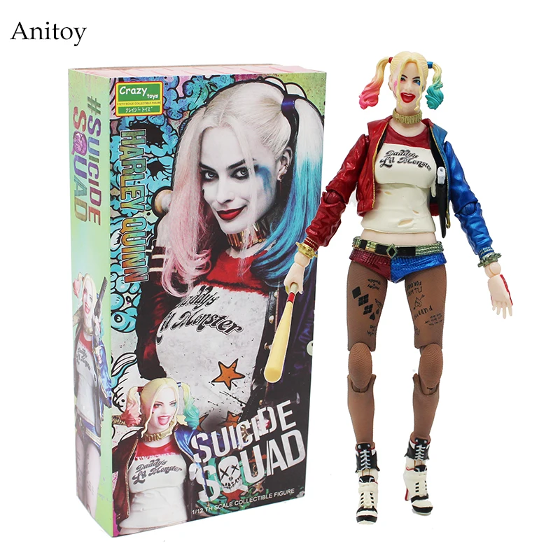 Crazy Toys Moive Suicide Squad Harley Quinn 1/12th Scale PVC Action