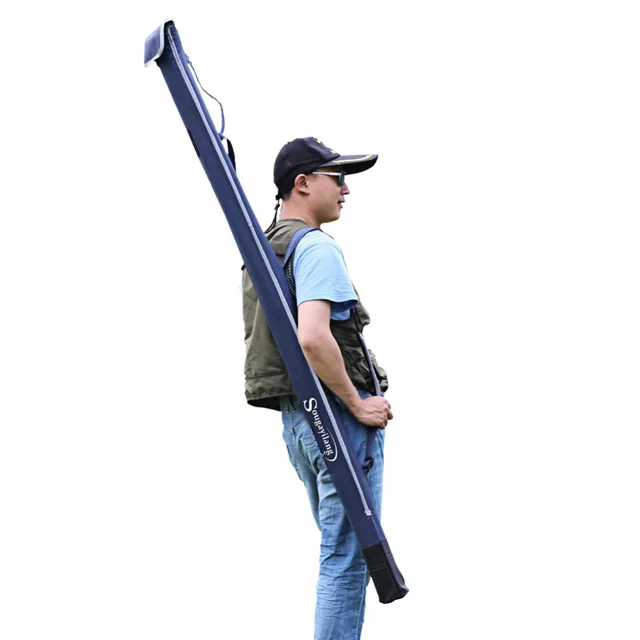 Hot Blue 1 6m 5 25ft Folding Fishing Rod Bag For Lure Hot Blue 1 6m 5 25ft Folding Fishing Rod Bag For Lure Neoprene