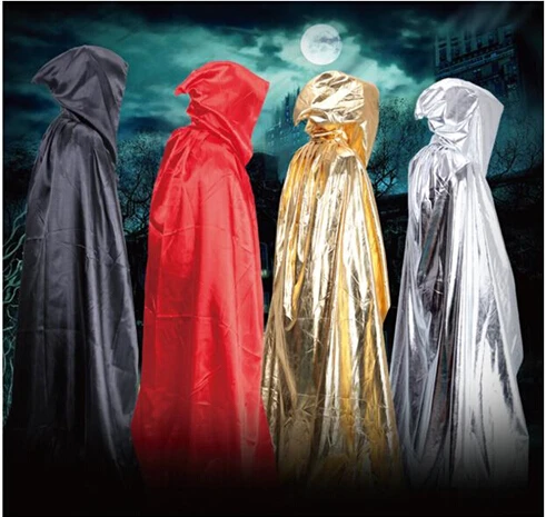 

COLDKER Hooded Cowl Hood 4-color Medieval Mop the floor cloak of a god of death Cosplay Custome Halloween Fancy Dress Up