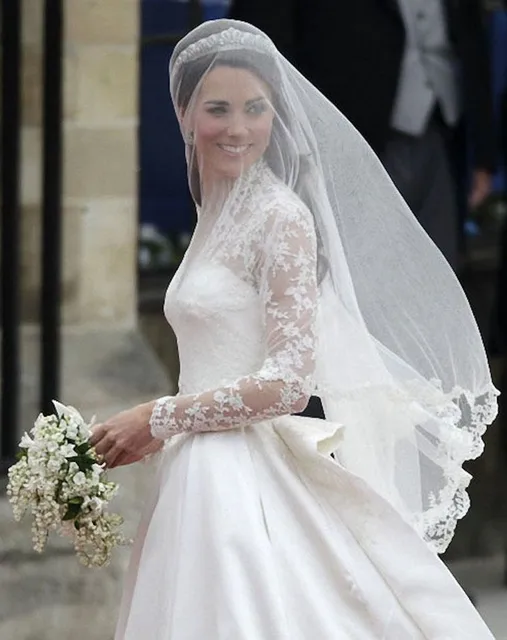 Custom Champagne Bridal Veils One Layer Tulle Princess Head Hair Custom Champagne Bridal Veils One Layer Tulle Princess Head Hair Pieces White Ivory Black Short Lace