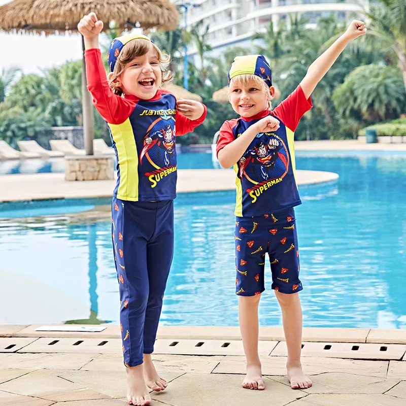 Boys Swimsuit Children's Swimwear Kids Swimming Suit 2019 New Boy Long