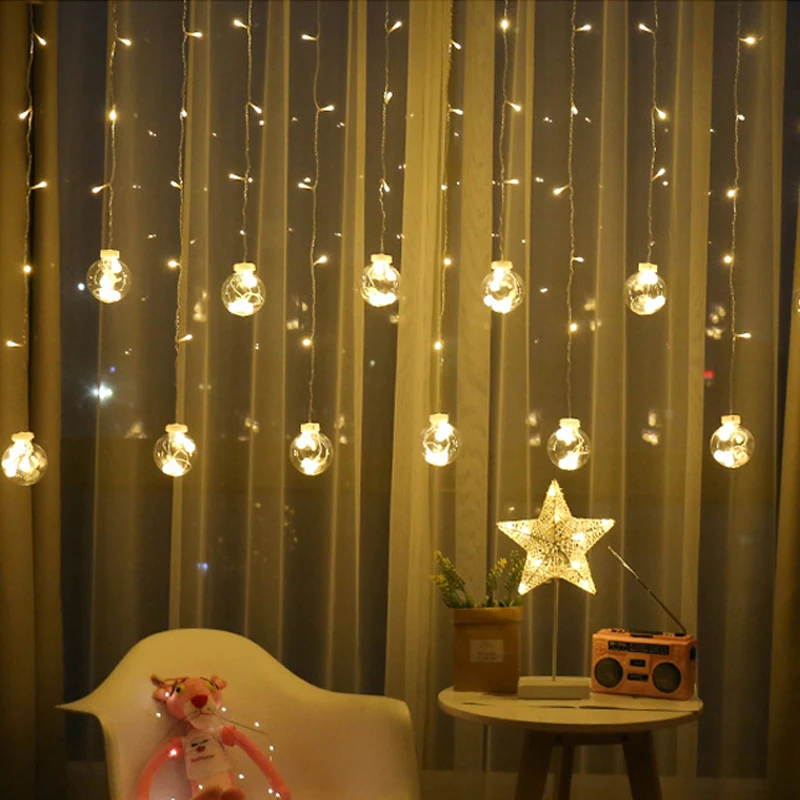 Preise 2,5 M Fee Girlande LED Ball String Lichter Für Weihnachten Baum Hochzeit Hause Innen Teil Outdoor Garten Dekoration String Lampen