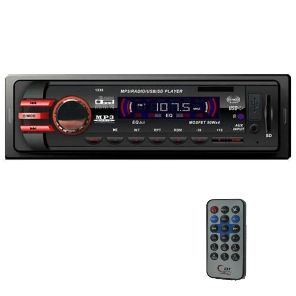 new 12V Car radio Stereo MP3 Player car Audio auto 1 Din size In Dash