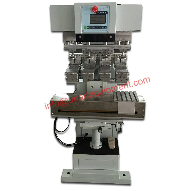 

4 color helmet pad printing machine, pad printer for helmet 4 color
