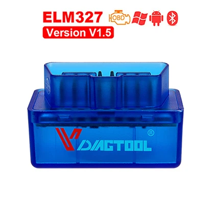 Автомобильный диагностический инструмент hhodd V1.5 ELM327 HH OBD Advanced OBDII OBD2 bluetooth wifi Mini ELM327 автоматический беспроводной адаптер Сканер - Цвет: blue bluetooth v1.5