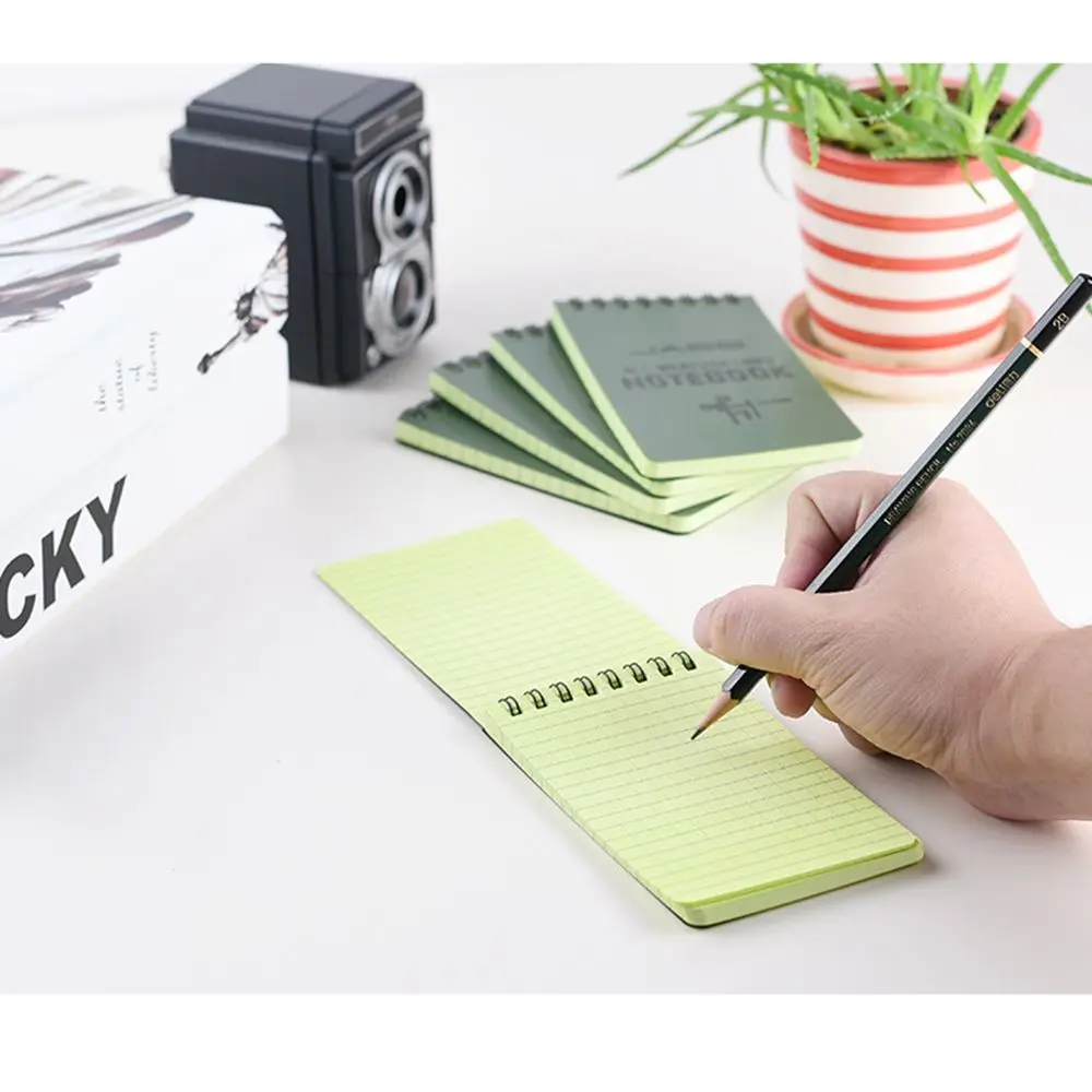 Лимит показывает блокнот зеленая водостойкая бумага для защиты ваших глаз пишущая бумага для любой погоды блокнот с линиями полезный подарок горячий