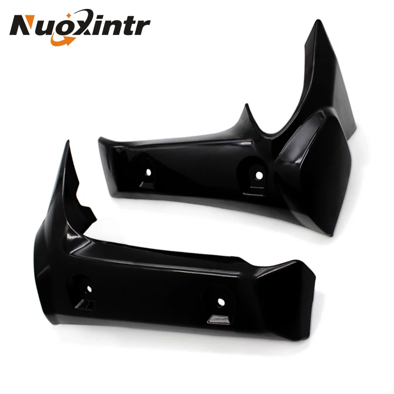 Nuoxintr Motorcycle Radiator Cover Side Pane Black For Yamaha FZ1 2006 2007 2008 2009 2010  Motocross Radiator Cover