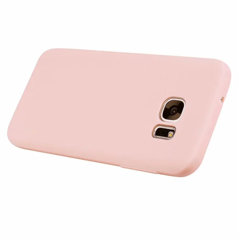 HYSOWENDLY Ультратонкий Мягкий ТПУ Матовый чехол Чехлы для samsung Galaxy S8 S8Plus S7 S6 edge силиконовые розовые чехлы для телефонов Fundas