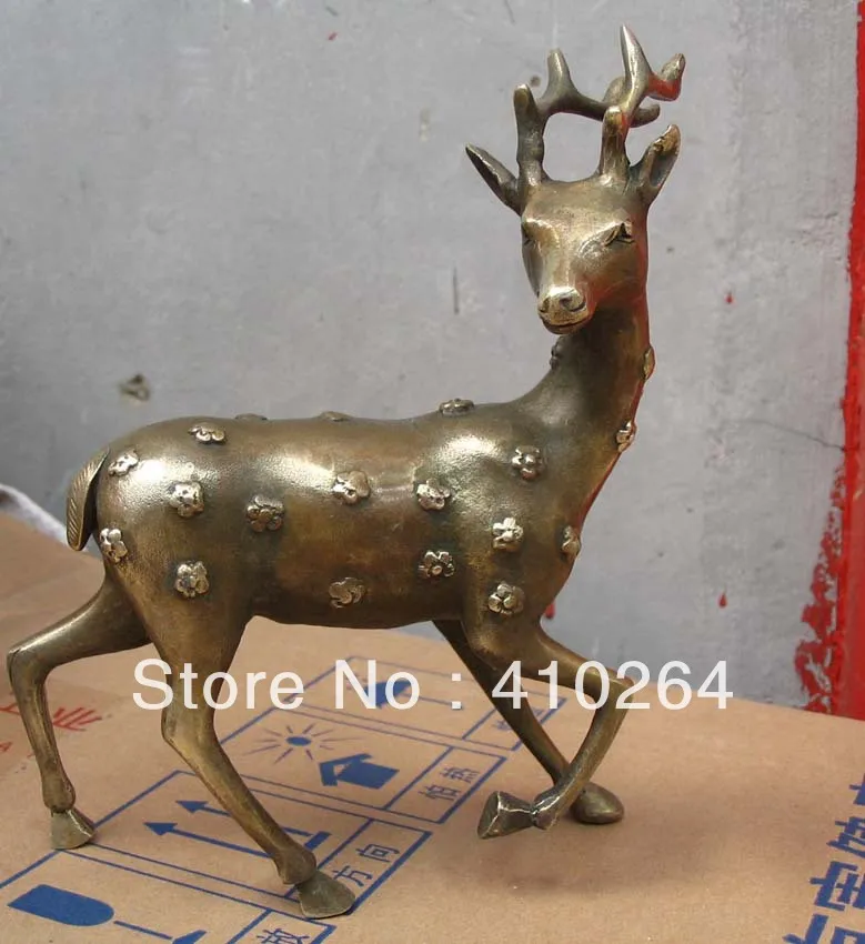 

Lovely animal sika deer Bronze Statue discount 30%