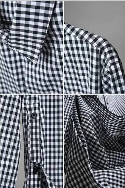 XS 6XL! 2016 Мужская рубашка в Корейском стиле с длинным рукавом костюмы для певцов