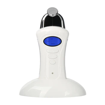 

Mini Micro current Ion Beauty Stimulator Galvanic Handheld Spa Device with 3 Massage Heads LCD Skin Care Lifting machine