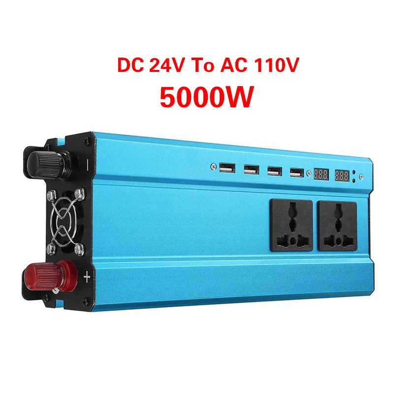 2000W Inverter Dual USB Car Inverter 12v 220v DC To AC Power Inverter