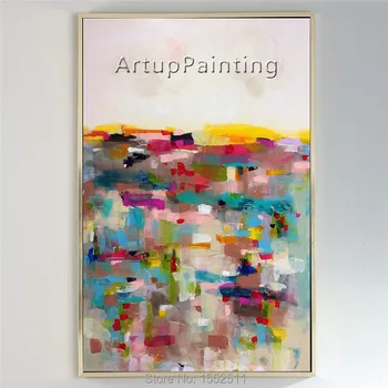 

Hand painted canvas oil paintings handmade Wall art Pictures for living room modern abstract cuadros quadro Home decorative17-5