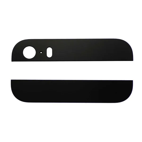 Задняя верхняя и нижняя стеклянная крышка объектива Замена для iPhone 5S