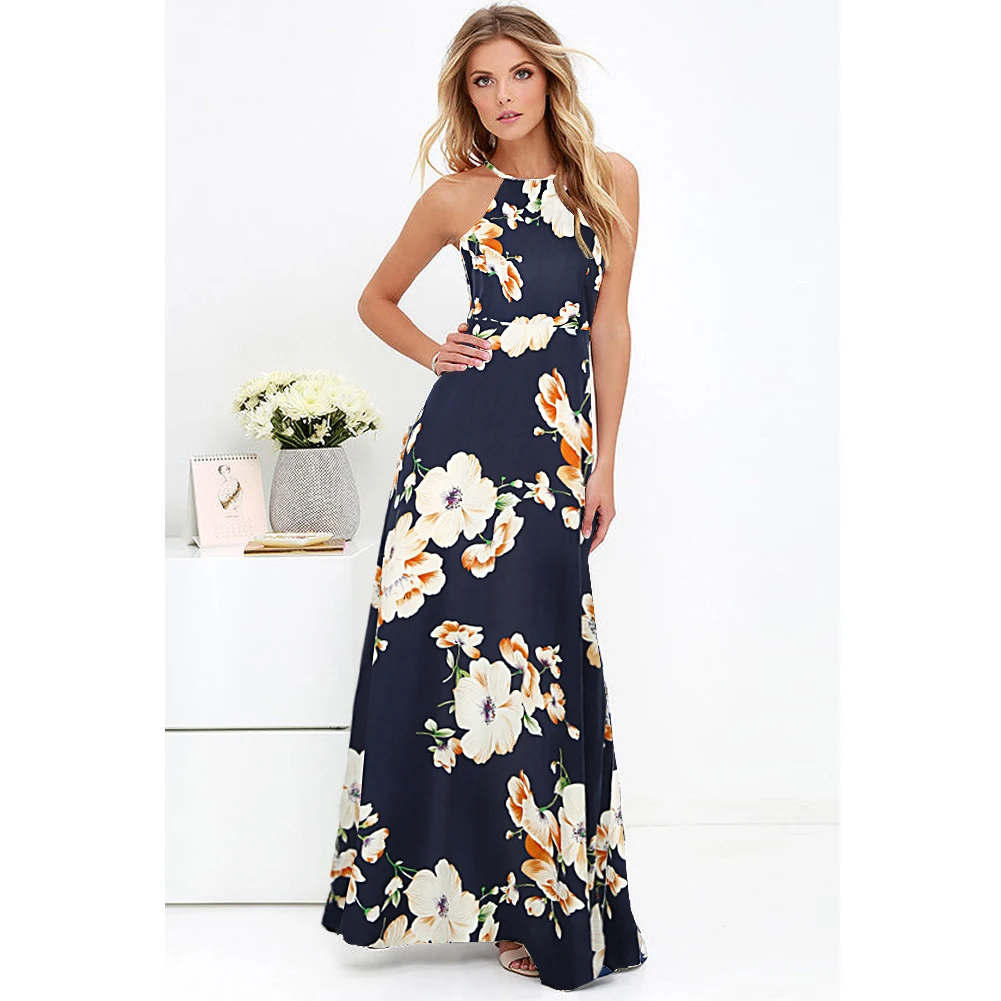 halter neck summer dress