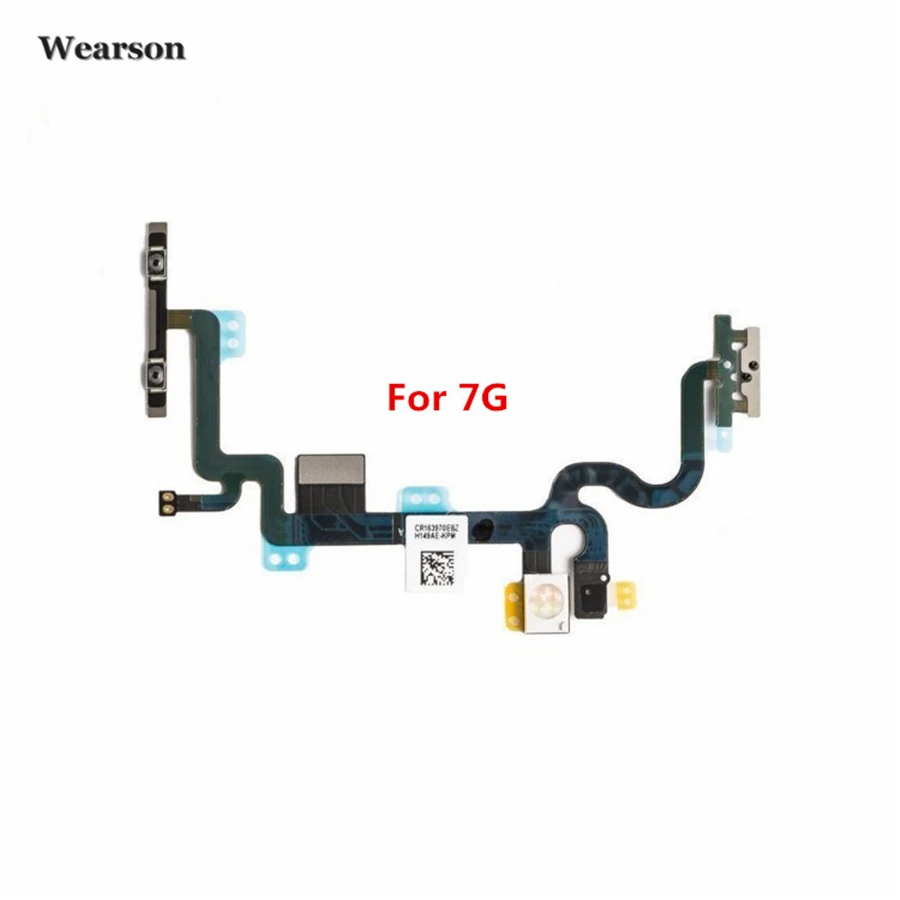 For iPhone 7G 7P 7plus Power Button Volume Control Key Flex Cable High Quality Tested (2)
