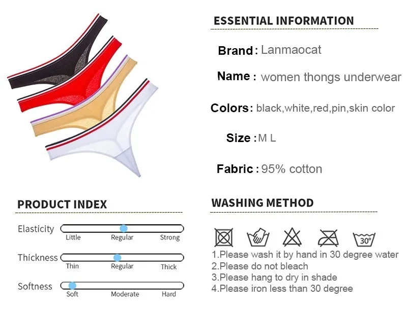 Lanmaocat, 2 шт., сексуальные трусики-стринги, женское Спортивное нижнее белье, стринги, хлопковое нижнее белье, женское нижнее белье, трусики