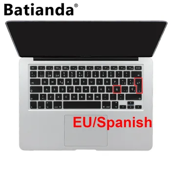 

For Macbook Pro 13 15 17 Retina Keyboard Cover Sticker Old Air 13 inch A1466 EU Euro Spanish Chile Protective Cover