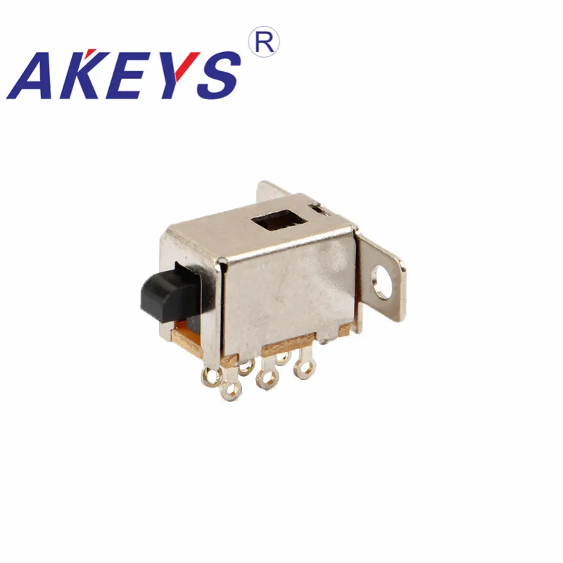 PS-22F14 6PINS A05 self locking power supply switch With 4 fixed feet