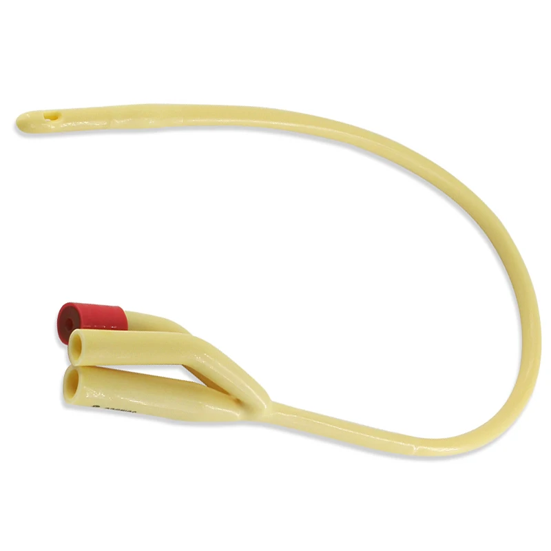 12 pcs Three cavity Latex Disposable Urethral Catheters Inserted Tube Urethral Dilators sterilized urethral catheter 