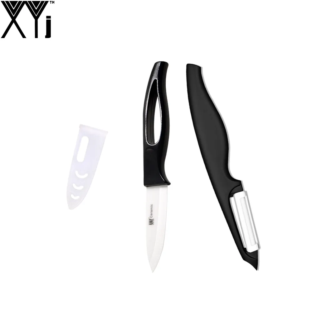 New Arrival XYJ Brand Cooking Knife Black Hollow Handle Kitchen Knife 3