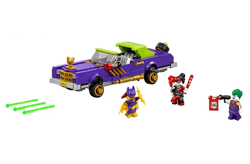 

children toy CHINA BRAND 0160 self-locking bricks Compatible with Lego BATMAN MOVIE The Joker Notorious Lowrider 70906