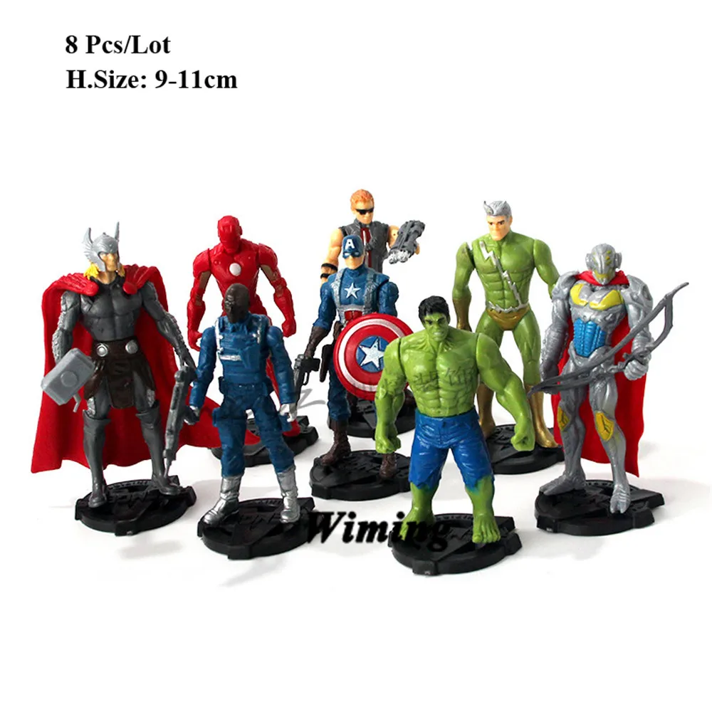 super heroes cake topper toys for children boys kids baby birthdat gifts cake decorating supplies superhero cupcake toppers - Цвет: Design 20