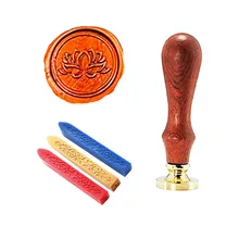 Лист, цветок лотоса индивидуальная восковая печать штамп Металл Дракон ручка сургуч комплект печатей Подарочный винный набор посылка Свадебные Приглашения