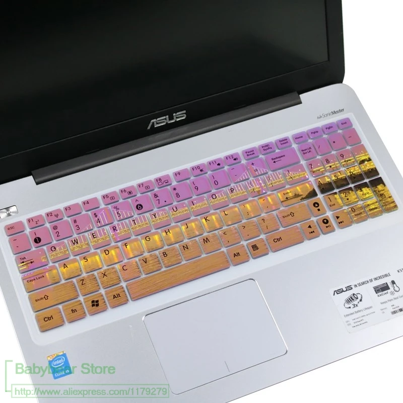 15 15,6 дюйм чехол для клавиатуры для asyus vivobook ноутбук R542UF R542UQ R542 R542U R542UR R542UN R541U R541N R541s