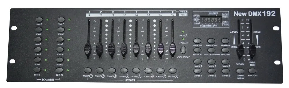 

Stable Quality NEW 192 DMX Controller Stage Lighting DJ Equipments DMX Console For LED Par Moving Head Beam Light Event Party