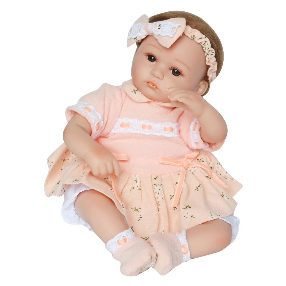 45cm Realistic Body Reborn Baby Doll Toy Adorable Lifelike Toddler bebes reborn corpo de silicone inteiro realista 45cm Realistic Body Reborn Baby Doll Toy Adorable Lifelike Toddler bebes reborn corpo de silicone inteiro realista