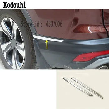 

Car Body Cover Rear Back Bumper Corner Protection Trim Fog Light Eyelid Strip Stick 2pcs For Honda CRV CR-V 2017 2018 2019 2020