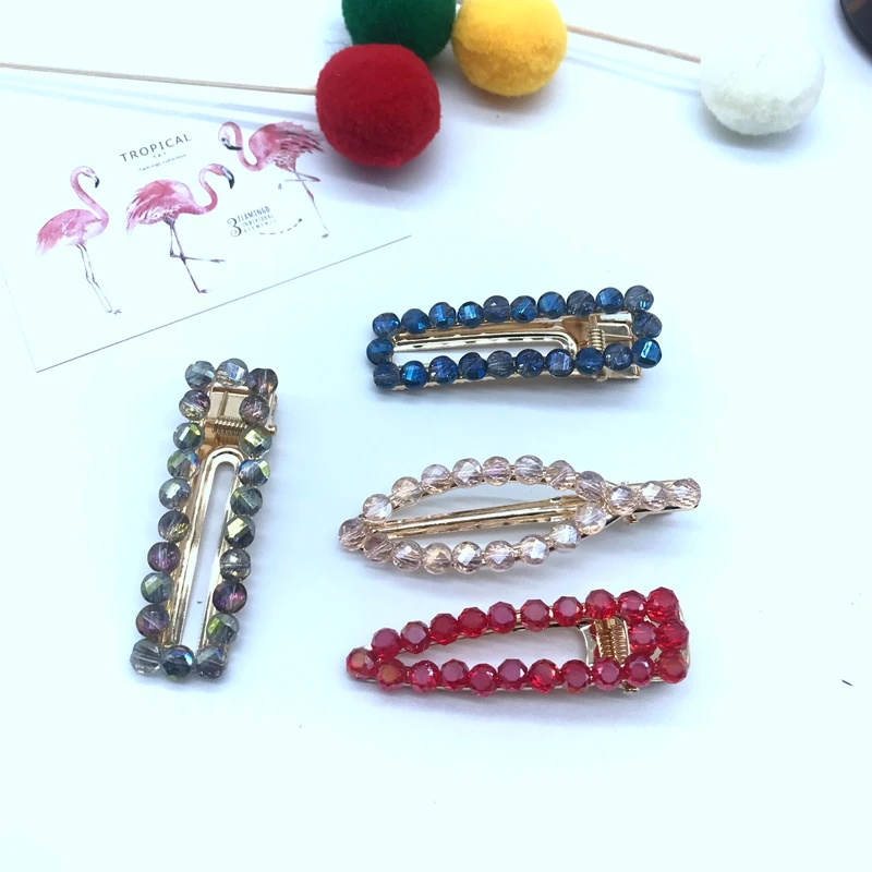

fashion1Pcs Bling Crystal Hairpins Hair Clip Headwear for Women Girls Rhinestone Pins Barrette Styling Tools Accessories Headban