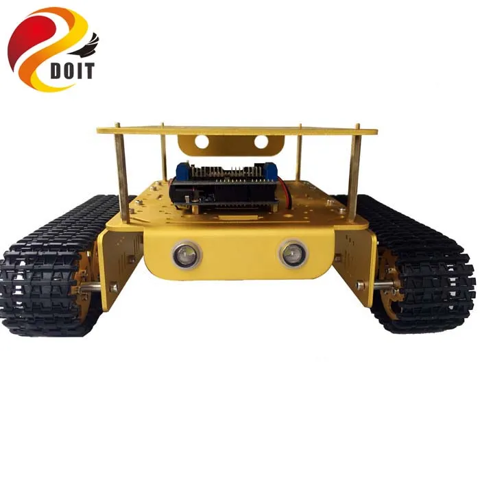 Double Tank Chassis DT200 RC WiFi Robot Tank Car Model ESPduino Compatible With Arduino UNO R3 DIY RC Toy DOIT 