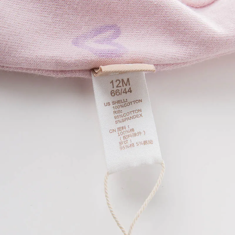 DBM7307 dave bella/весенние комплекты модной одежды с принтом сердечек для маленьких девочек Детский костюм из 2 предметов для малышей