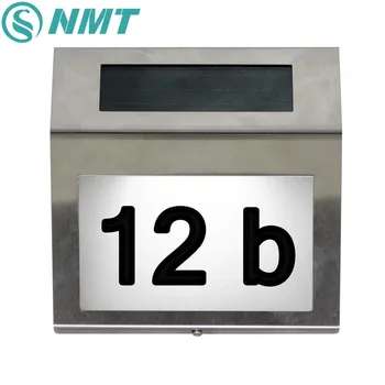 

Apartment Solar Lamp Door Wall LED Lights Indicator Waterproof Doorplate Lamps Plate Lights House Number For Home Door