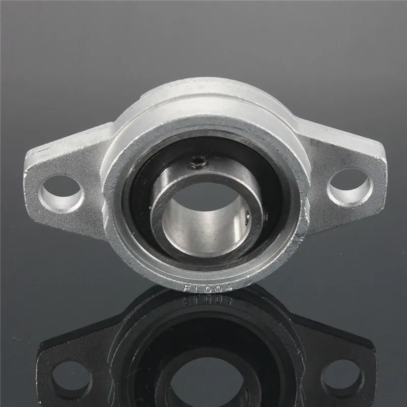 

MTGATHER 1PCS KFL004 Flanged Pillow Block Ball Bearing 20mm Zinc Alloy Miniature Bearings Mounted Shaft Support Accessories