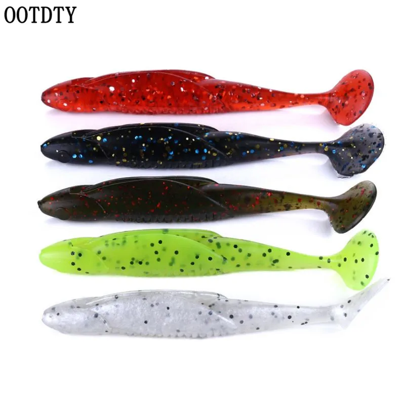 

6 Pcs/pack New Soft Bait Simulation Fish Bionic Stereoscopic Fishes Fake Baits Built-in Sequins Fishing Auxiliary Accessories